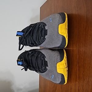 Kids Puma Size 6 C Black, Blue & Yellow